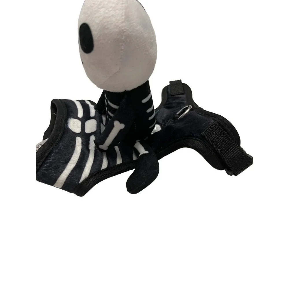 FUZZYARD - NWOT  Skeleton Pet Costume - HALLOWEEN Comfy DOG HARNESS sz S